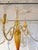 Glass Vintage Myran Allan Luxury Lighting Italian Amber Murano Glass Chandelier For Sale - Image 7 of 8