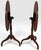 Wood Pair of Vintage Queen Anne Style Oval Tilt Top Accent Tables For Sale - Image 7 of 15
