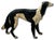 Rare & Large Size Model Antique American Cast Iron Russian Wolfhound / Borzoi Dog Doorstop 10.5 Inch Tall X 15 Inches Long For Sale - Image 13 of 18