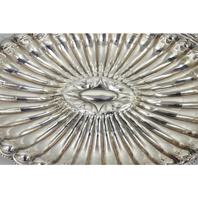 Rogers Bros. Antique Rogers & Bro Silver Plated Wedding Brides Basket W Reticulated Handle For Sale - Image 4 of 17