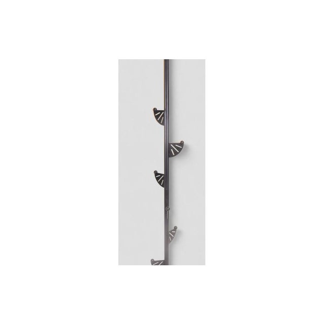 Modern Black Metal Floor Coat Rack For Sale - Image 6 of 10