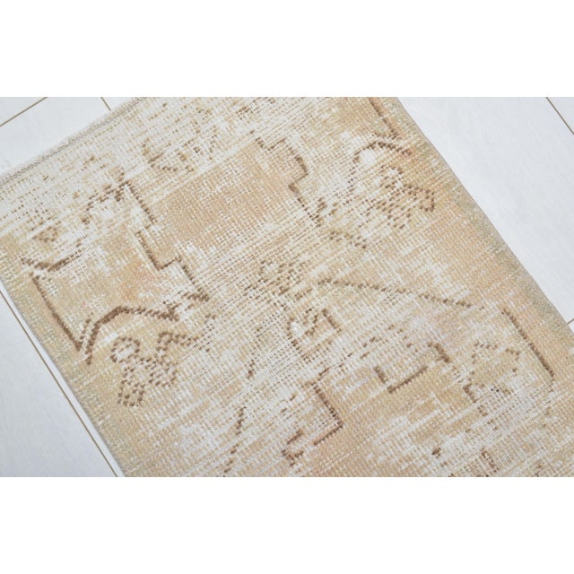 Turkish Vintage Anatolian Wool Carpet For Sale - Image 3 of 5