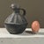 Ex-Museum Pre-Columbian Chimú Blackware Anthropomorphic Vessel With Handle For Sale - Image 4 of 7