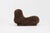 Textile Vintage Italian Brown Armchair, 1970s For Sale - Image 7 of 8