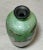 Green Antique 19th Century Japanese Meiji Miniature Foil Enamel Signed Bronze Vase Urn For Sale - Image 8 of 10