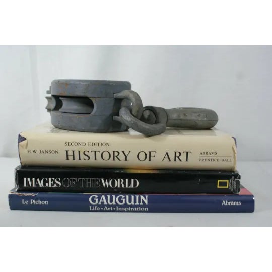 Vintage Grey Monochromatic Industrial Pulley For Sale - Image 4 of 5