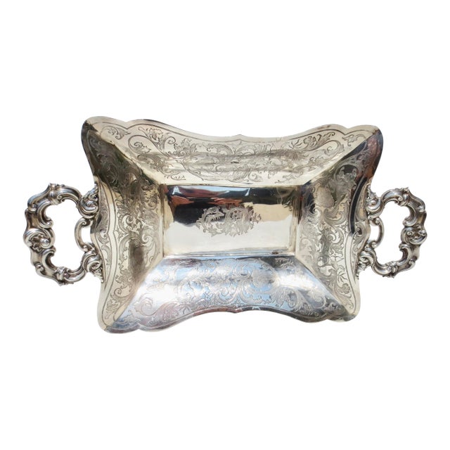 800 Silver Hunt Tray for Game Austro Hungarian Mid 19th 12 Ounces For Sale