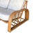 1940s Restored 3-Strand 3 Seat Rattan Sectional Sofa by Paul Laszlo for Ficks Reed For Sale - Image 5 of 15