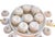 Vintage Italian Pot De Creme Set With Rosebud Lids & Serving Tray For Sale In Phoenix - Image 6 of 6