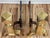 Mid-Century Modern Antique Brass and Cast Iron Andirons or Chenets, a Pair For Sale - Image 3 of 10