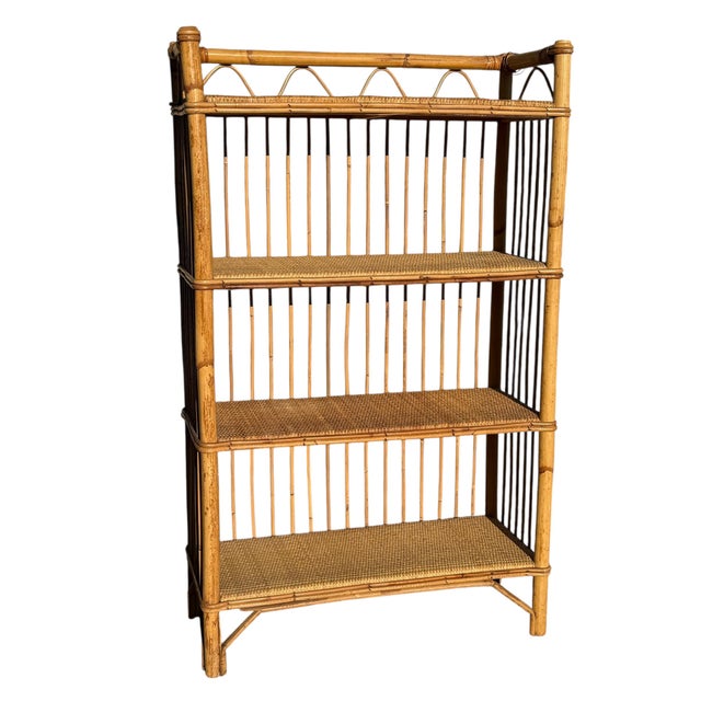 Vintage Wicker Shelf, 1960s For Sale - Image 11 of 11