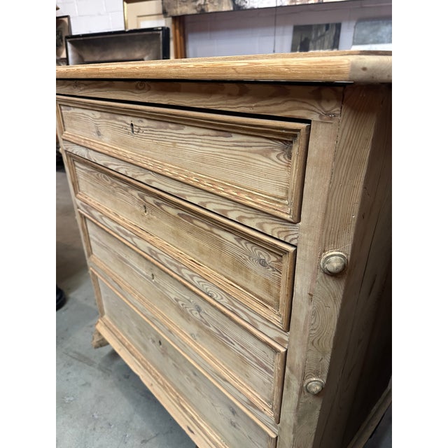 Danish Peach Pine Dresser For Sale In Los Angeles - Image 6 of 7