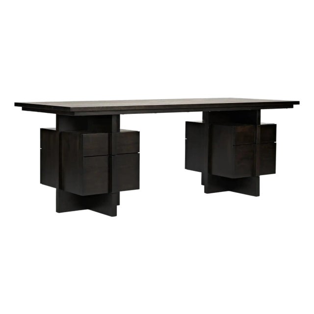 NOIR Bridge Desk, Ebony Walnut For Sale