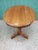 Burnt Umber Late 20th Century Traditional Style Solid Wood Oval End Table For Sale - Image 8 of 13