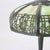 Antique Miller 8-Panel Slag Glass Table Lamp With Foliate Overlay C1920 Measures - 22 3/8" x 18 3/4" x 18 3/4" This...