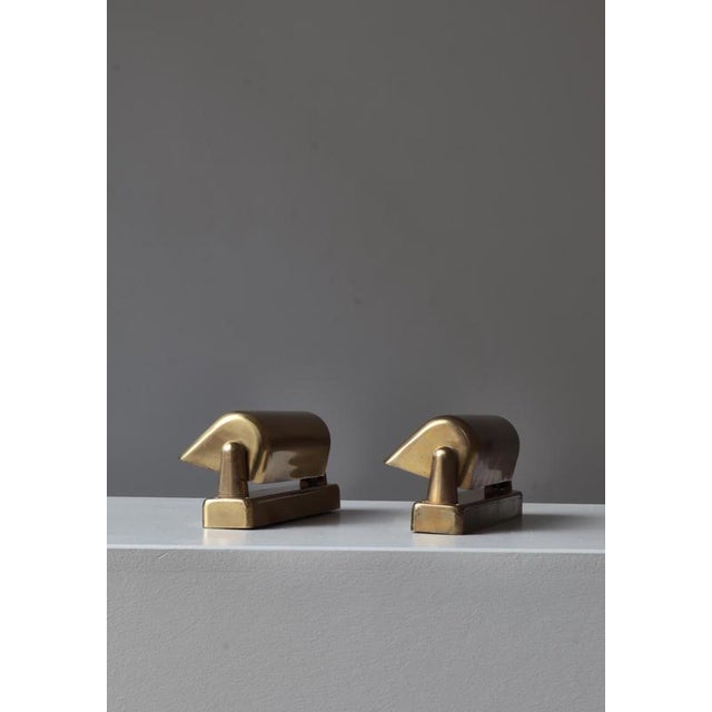 Vintage Danish Wall Lamps in Patinated Brass from Lyfa, 1950s, Set of 2 For Sale - Image 13 of 18