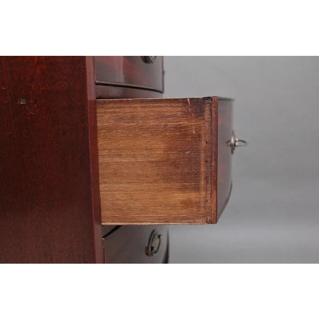 Antique Mahogany Bowfront Chest, 1800 For Sale - Image 6 of 10
