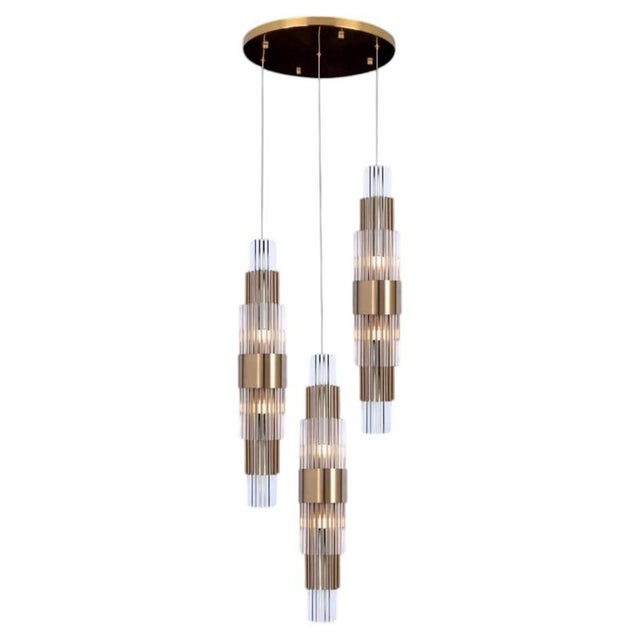 Collection Spiga Suspension in Metal and Glass by Jago For Sale - Image 15 of 15