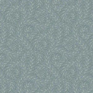 Sample - Borastapeter Wild Ferns Wallpaper in Blue