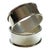 Late 20th Century Classic Sterling Silver Napkin Rings - a Pair For Sale