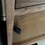 Wood Ambianic Floating Credenza Mahogany Leather and Brass For Sale - Image 7 of 11