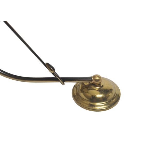 Art Deco Metal Wall Lamp, Poland, 1950s For Sale - Image 4 of 9