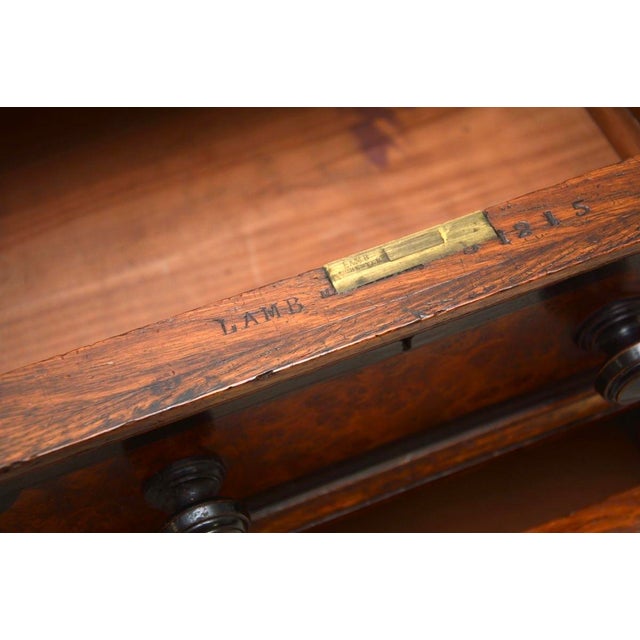 Victorian Amboyna Bedside Chests, 1860s, Set of 2 For Sale - Image 13 of 14