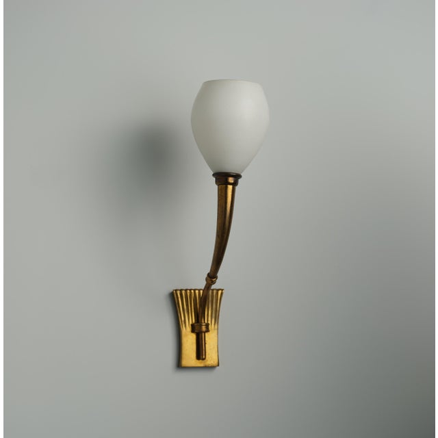 Metal Italian Wall Lamp from Fontana Arte, 1950s For Sale - Image 7 of 7
