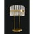 Collection venere table lamp, metal and crystal, ncl 143 by jago dimensions: d 30 x h 45 cm. Materials: metal, crystal....