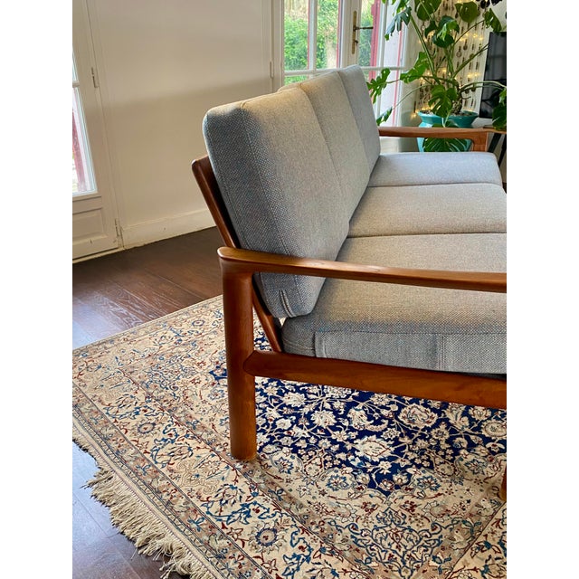 Danish Three-Seater Teak Sofa from Komfort, 1960s For Sale - Image 17 of 18