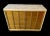 A mid-century, Oriental style, gilt wood cabinet, topped with a beautifully striated marble top. Made by Medallion...