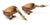 Sculpture Pair - Rare 1970s Tarzia Hand Made Italian Brass Ducks With African Bamboo Beads by Tarzia Firenze Italy For Sale In Miami - Image 6 of 14