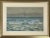 Vintage Post-Impressionist Nocturne Coastal Seascape (circa 1980, watercolor on art paper) Presented in a period crackle-...