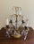 Antique French Dore Bronze & Crystal Girandole Candelabra Lamps - a Pair For Sale In South Bend - Image 6 of 13
