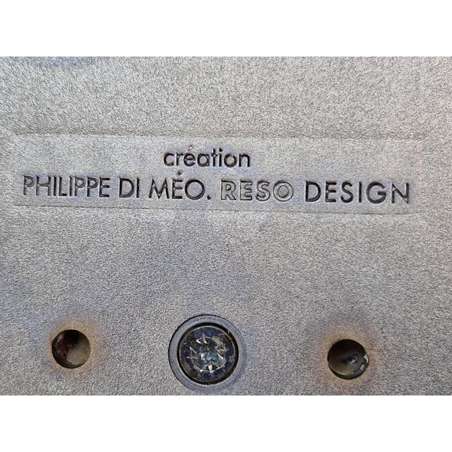 1980s Crystal Champagne Flutes in Holder by Philippe Di Meo for Moët & Chandon, 1980s, Set of 2 For Sale - Image 5 of 14