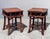 Pair Bamboo Bedside Tables , Lamp Tables, Side Tables. Each with Drawer. Size of each : 57.5 cms tall, 40 cms wide, 40 cms...