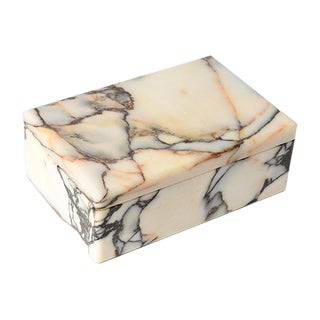 Art Deco French Marble Box, 1930s For Sale