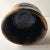 Calif Modern Art Pottery Terracotta & Glazed Blue Vase signed by maker. 4 inches tall x 4.5 inches diameter Original...