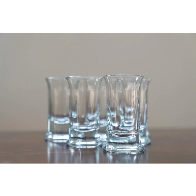Low Crystal Liqueur Glasses, 1970, Set of 6 For Sale - Image 4 of 6