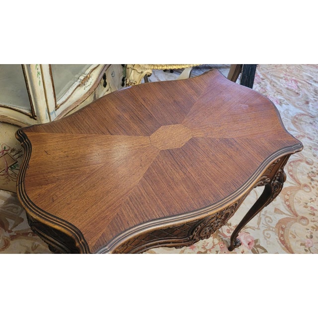 French Country Fine Antique French Table For Sale - Image 3 of 10