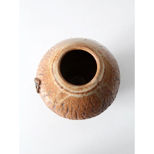 Vintage Studio Pottery Vase For Sale - Image 10 of 12