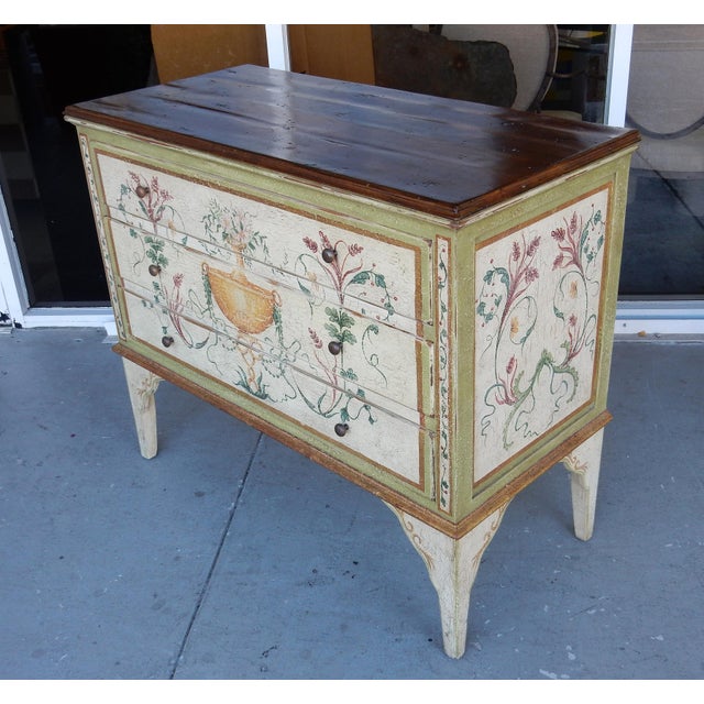 Italian Solid Wood Hand Painted Dresser Chairish