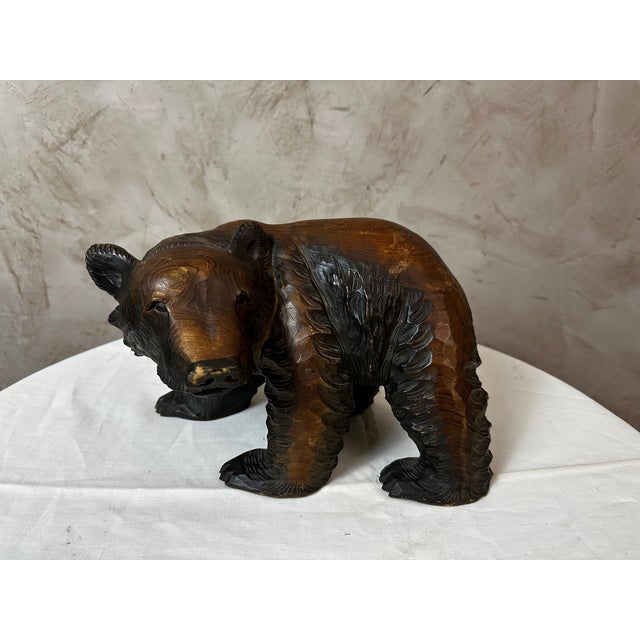 1960s Japanese Wooden Bear, 1960 For Sale - Image 5 of 10