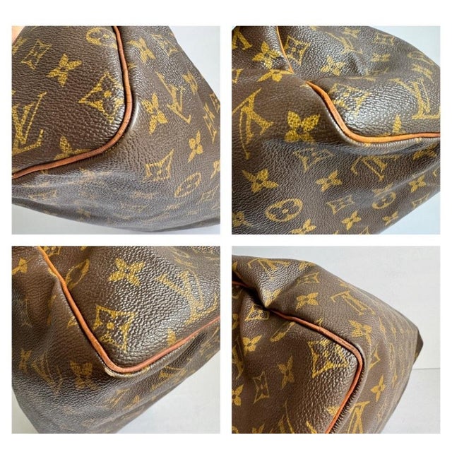 Louis Vuitton Speedy 30 Bag Vintage LV Monogram Canvas Top Handle Soft Purse For Sale - Image 12 of 12