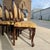 Rococo Mid-Late 20th Century Vintage Rococo Revival Carved Accent Chairs in Yellow-Gold Floral Damask - 8 Pieces For Sale - Image 3 of 12