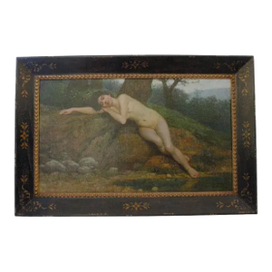 Giovanni Boldini Female Nude Oil Painting Signed
