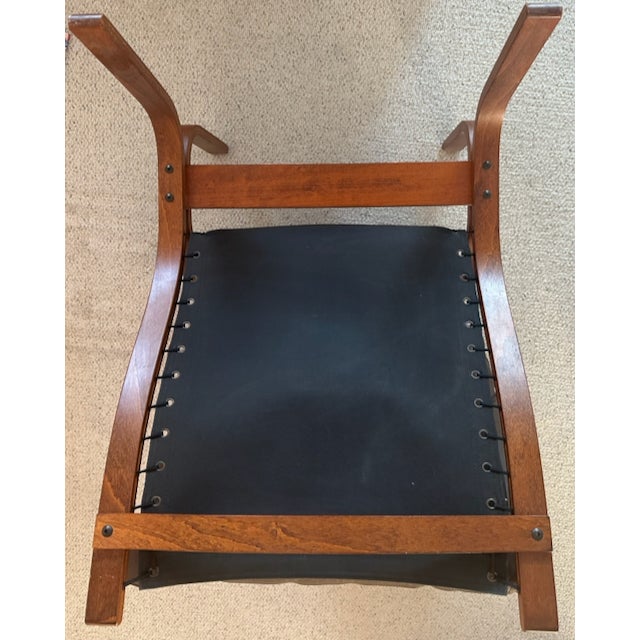 Mid-Century Modern Mid-Century Modern Large Norwegian Siesta Armchair For Sale - Image 3 of 3