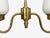 1950s Swedish Modern, Pendant Light, Etched Opal Glass, Brass For Sale - Image 9 of 11