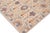 1990s 1990s Shabby Chic Kafkaz Peshawar Ivory/Blue Wool Rug - 9'1 X 10'8 For Sale - Image 5 of 10