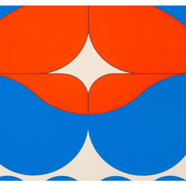 Contemporary Ronald Abram Infinitesimale Constantes, Silkscreen in Colors, 1970 For Sale - Image 3 of 9